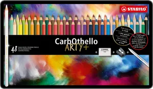 STABILO CarbOthello ARTY pasztell ceruza készlet 48 db fém tokban
