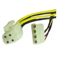 Következő termékkép PC szűkítő, alaplapi tápegység, DC 5.25" M-P4 (4 tűs) M, 0, fekete, logó, MOLEX