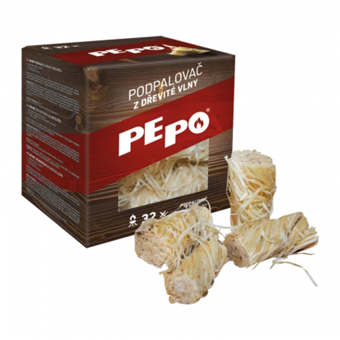 Termék főképe Pe-Po Podpalovač z dřevité vlny 32 podpalů