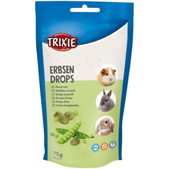 Termék főképe PEA DROPS - hráškové dropsy, pamlsek pro hlodavce, 75 g