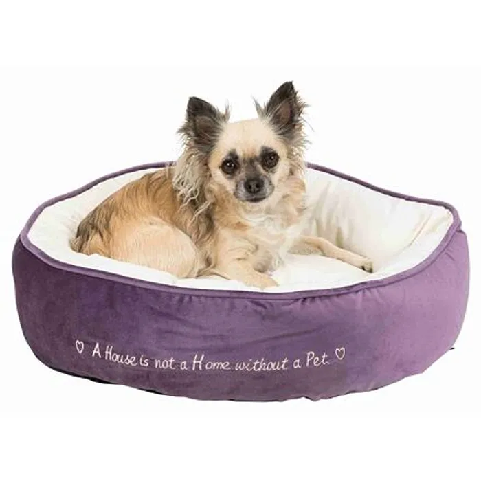 Termék főképe Pelech kulatý PET´S HOME 50 cm fialovo/krémový - DOPRODEJ