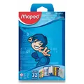 Maped Tatoo tolltartó - 1 szintes, felszerelt, karate motívummal