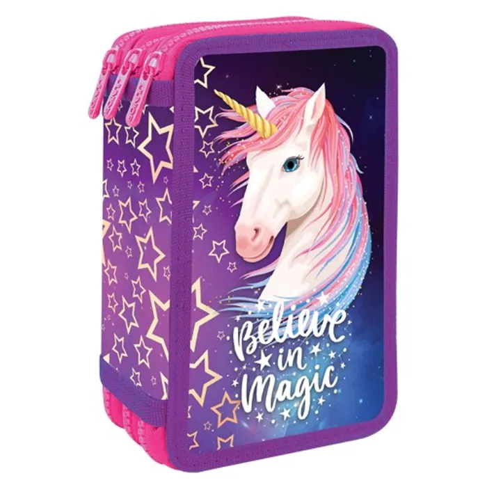 Termék főképe Penál plátěný plný - 3 patrový, 43 dílný - Serie 5 - Believe in Magic