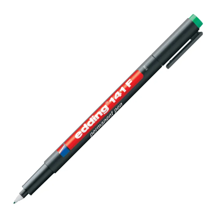 Termék főképe Permanentní popisovač "141 F", zelená, OHP, 0,6mm, EDDING