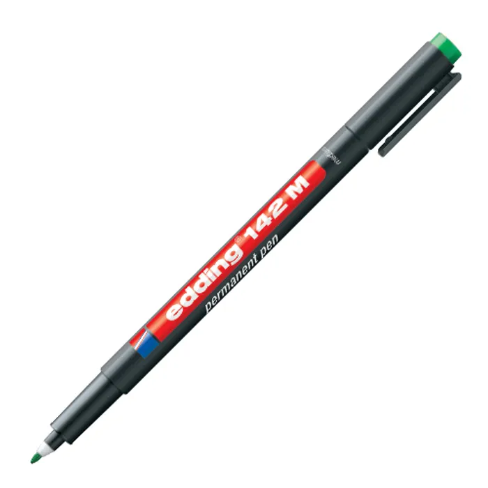 Termék főképe Permanentní popisovač "142 M", zelená, OHP, 1mm, EDDING