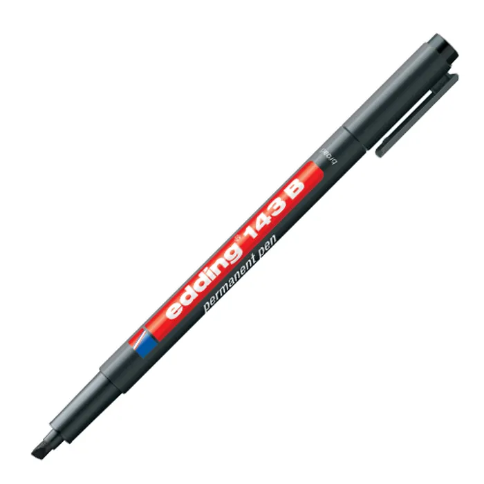 Termék főképe Permanentní popisovač "143 B", černá, OHP, 1mm, EDDING
