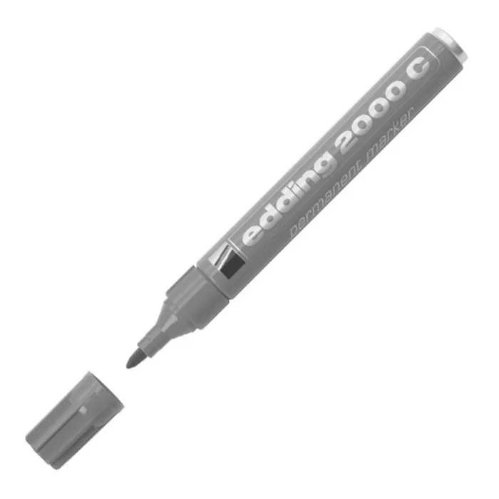 Termék főképe Permanentní popisovač "2000", červená, 1,5-3mm, kuželový hrot, EDDING