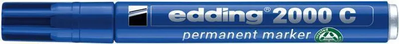 Termék főképe Permanentní popisovač "2000", modrá, 1,5-3mm, kuželový hrot, EDDING