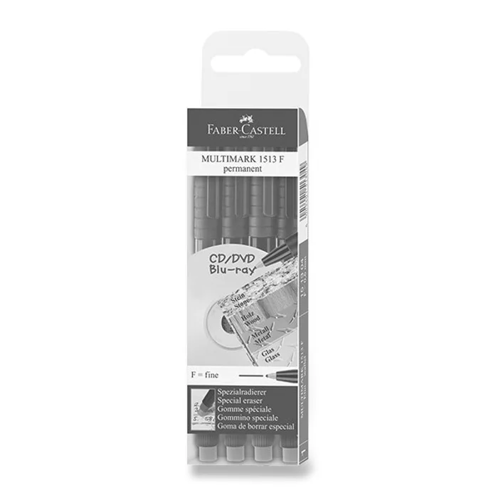 Termék főképe Permanentní popisovač Faber-Castell 1513 F 4 barvy