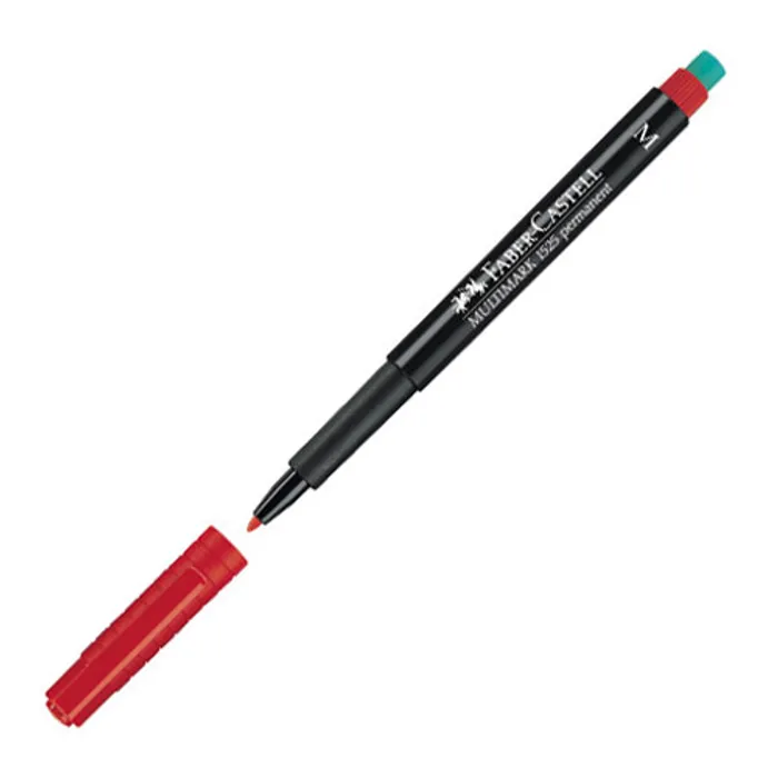 Termék főképe Permanentní popisovač Faber-Castell 1525 M červený