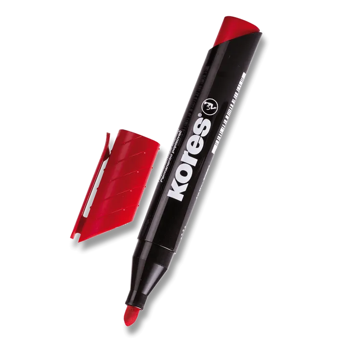Termék főképe Permanentní popisovač Kores K-Marker červený