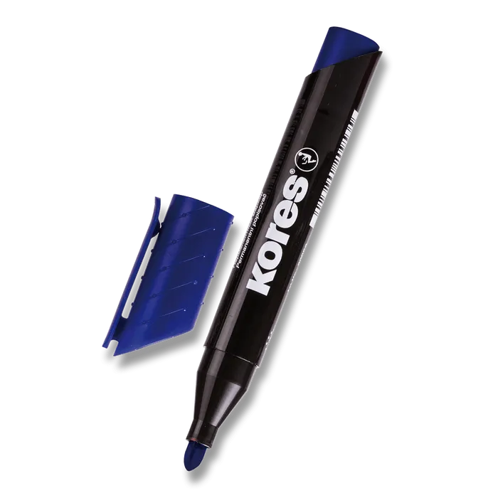 Termék főképe Permanentní popisovač Kores K-Marker modrý