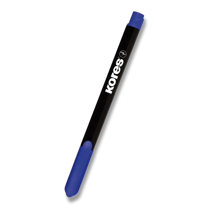 Termék főképe Permanentní popisovač Kores K-Marker tenký modrý