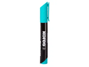Kores K-Marker XP1 tartós filctoll türkiz, 3 mm-es kerek hegyű