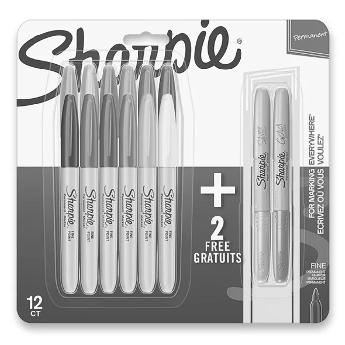 Termék főképe Permanentní popisovač Sharpie Fine + Metallic sada 14 ks