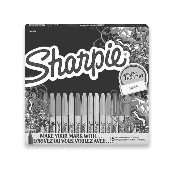 Termék főképe Permanentní popisovač Sharpie Fine sada 18 ks + pouzdro