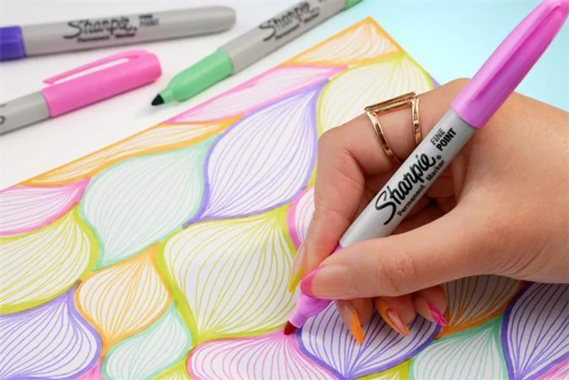 Termék főképe Permanentní popisovač Sharpie Fine sada 4 ks, pastelové barvy
