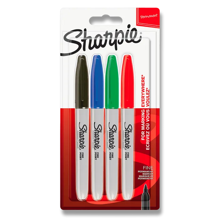Termék főképe Permanentní popisovač Sharpie Fine sada 4 ks