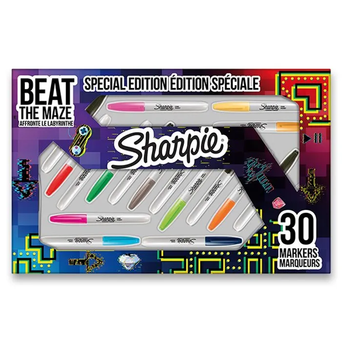 Termék főképe Permanentní popisovač Sharpie Maze sada 30 ks