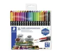 Következő termékkép Tartós markerek "Twin-tip" készlet 36 színből, 0,4/2,0 mm, kétoldalas, STAEDTLER