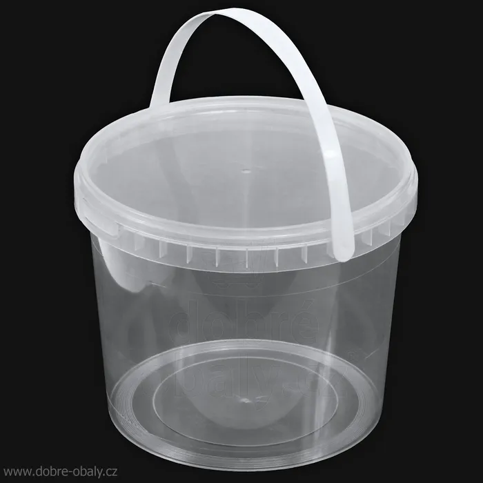 Termék főképe Pevný plastový kbelík / vědro s víkem čiré 3500 ml