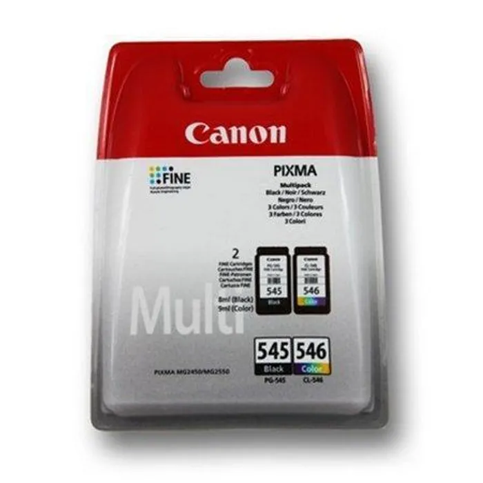 Termék főképe PG-545/CL-546 Inkjekt cart.multipack pro Pixma MG2450, MG2550 tiskárny, CANON černá, 2*180