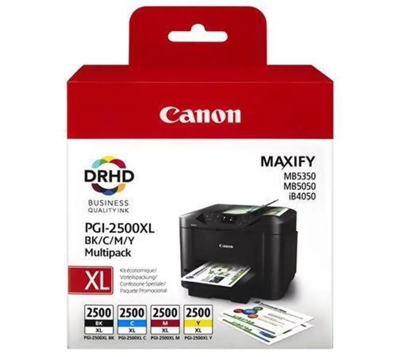 Termék főképe PGI-2500XLKIT Inkjet cart. multipack pro Maxify MB5350 tiskárnu, CANON b+c+m+y, 70,9ml+3*1
