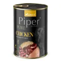 PIPER PLATINUM PURE csirke barna rizzsel, kutyakonzerv, 400 g