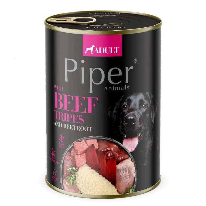 Termék főképe PIPER s hovězími dršťkami, konzerva pro psy 400g
