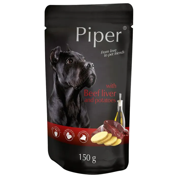 Termék főképe PIPER s hovězími játry a bramborami, kapsička pro psy 150 g