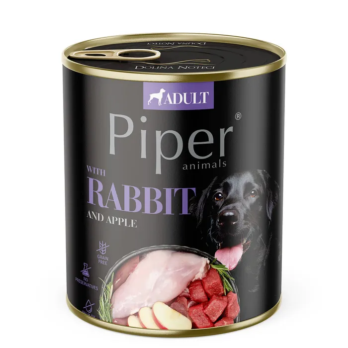 Termék főképe PIPER s králíkem, konzerva pro psy 800g