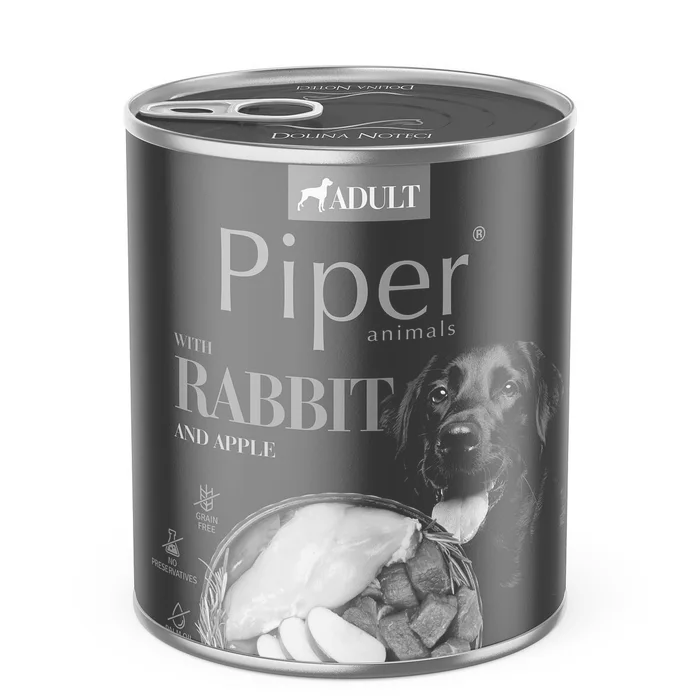 Termék főképe PIPER s králíkem, konzerva pro psy 800g