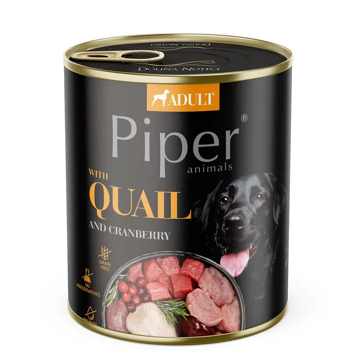 Termék főképe PIPER s křepelkou, konzerva pro psy 800g