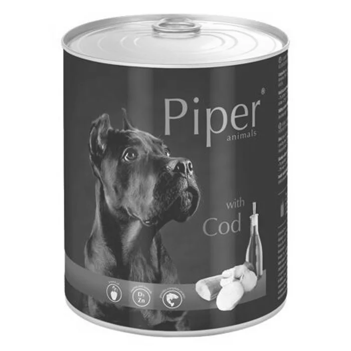 Termék főképe PIPER s treskou, konzerva pro psy 800g