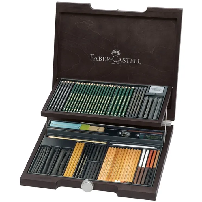 Termék főképe Pitt Monochrome speciální sada, dřevěná kazeta 81ks Faber Castell 112971