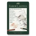Grafit ceruza Faber-Castell 112975 Pitt Monokróm készlet 12 darabból