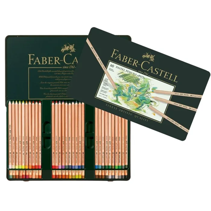 Termék főképe Umělecké pastely Faber-Castell 112160 Pitt Pastel plechová krabička, 60 ks