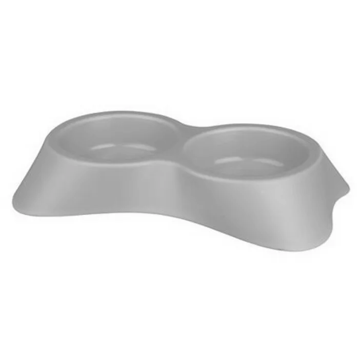 Termék főképe Plastová dvojmiska pro kočku 2 x 0,2 l/9 cm /vhodná k víčku 24433/ - DOPRODEJ