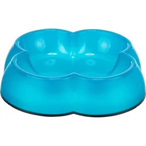 Négylevelű lóhere műanyag tálka gumival, 0,25 l/14 cm