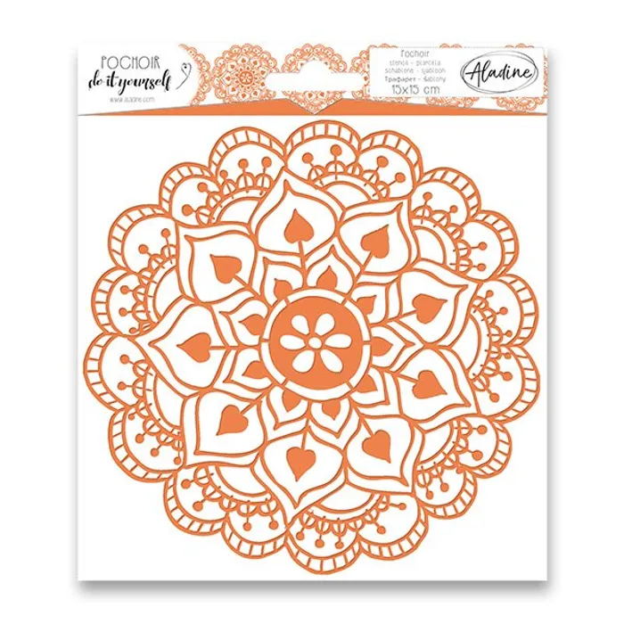 Termék főképe Plastová šablona AladinE - Mandala 15 x 15 cm