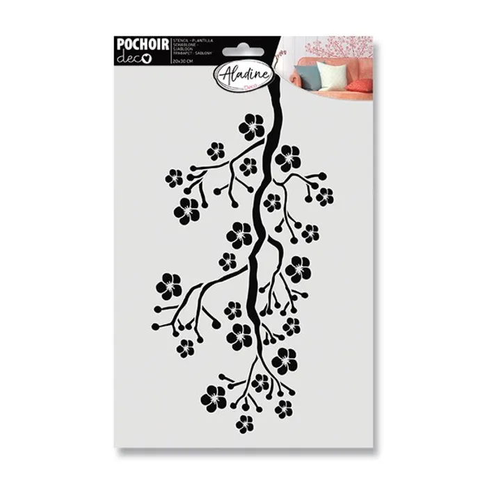 Termék főképe Plastová šablona AladinE - Sakura 20 x 30 cm