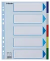 Esselte műanyag színleválasztók, A4 Maxi, Színkeverék