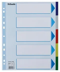 Esselte műanyag színleválasztók, A4 Maxi, Színkeverék