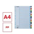 Esselte műanyag színleválasztók, A4, Színkeverék