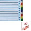 Esselte műanyag színleválasztók, A4, Színkeverék