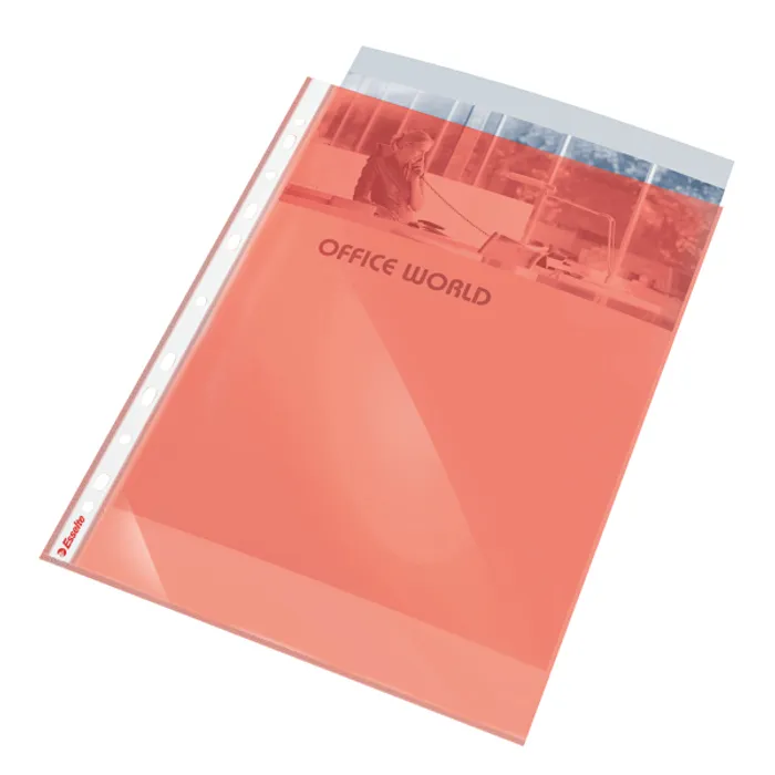 Termék főképe Plastové kapsy Esselte Standard A4, GC, 55 mic, sáček 10, červená