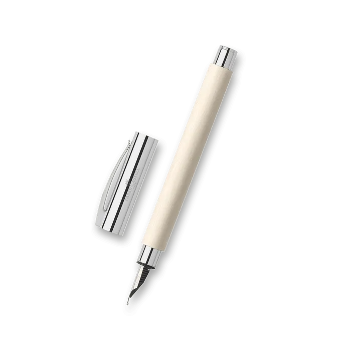 Termék főképe Plnicí pero Faber-Castell Ambition Precious Resin Cinematic White - hrot F