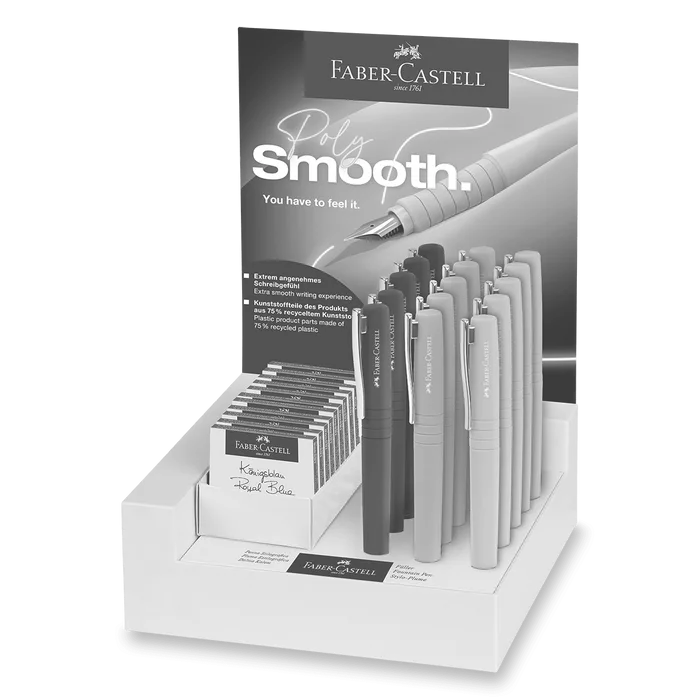 Termék főképe Plnicí pero Faber-Castell Poly Pen stojánek, 15 ks