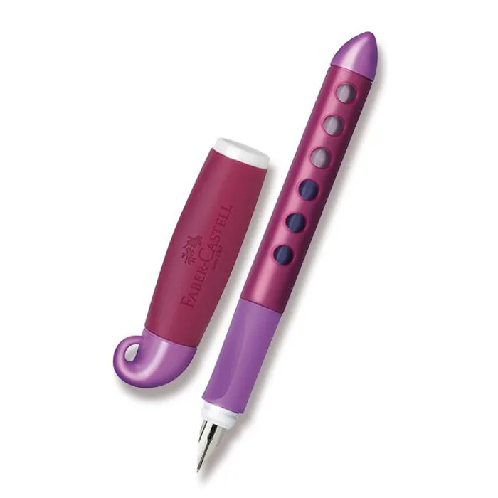 Termék főképe Plnicí pero Faber-Castell Scibolino pro praváky, malinová
