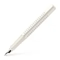 Töltőtoll Grip 2010, F, kókuszfehér Faber-Castell 140822